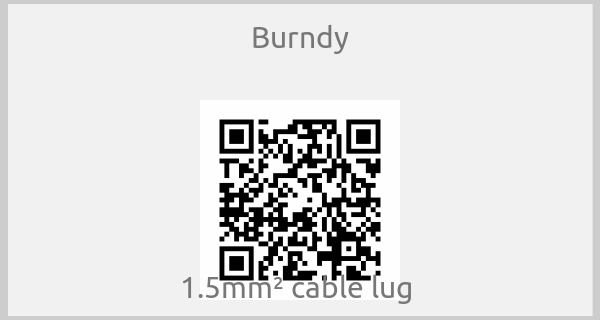 Burndy - 1.5mm² cable lug 