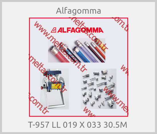 Alfagomma - T-957 LL 019 X 033 30.5M 