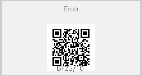 Emb-BF25/10 