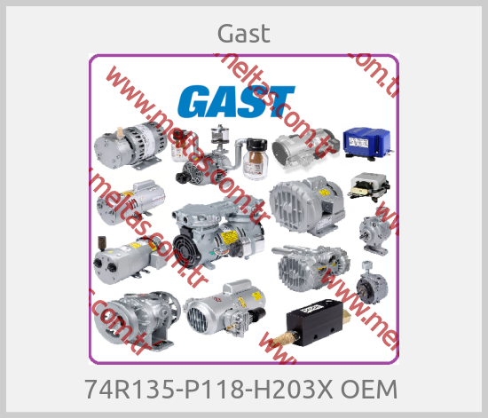 Gast - 74R135-P118-H203X OEM 
