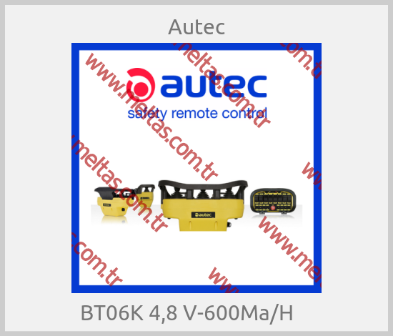 Autec-BT06K 4,8 V-600Ma/H    