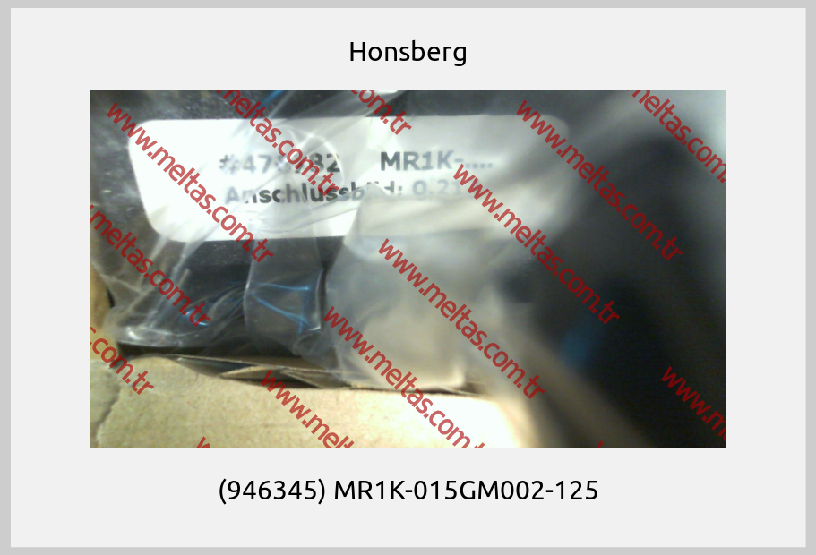 Honsberg - (946345) MR1K-015GM002-125