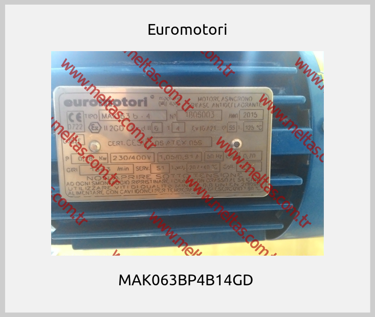 Euromotori - MAK063BP4B14GD 