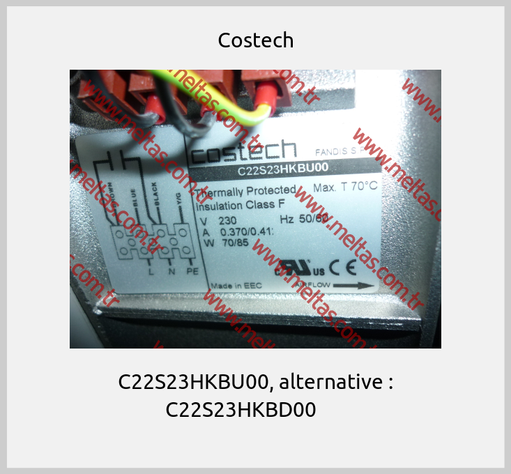 Costech-C22S23HKBU00, alternative : C22S23HKBD00      