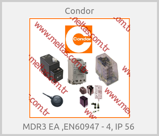Condor - MDR3 EA ,EN60947 - 4, IP 56 