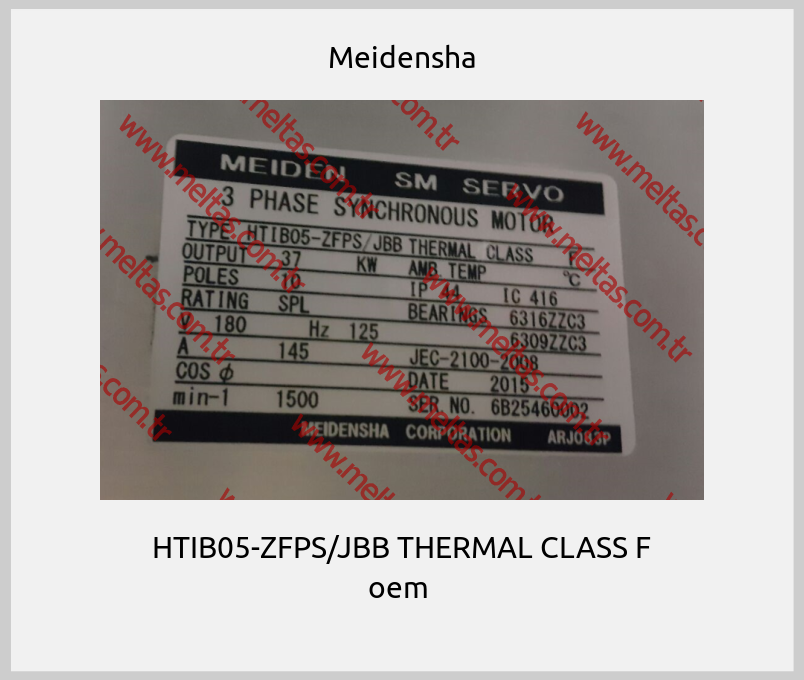 Meidensha-HTIB05-ZFPS/JBB THERMAL CLASS F oem 