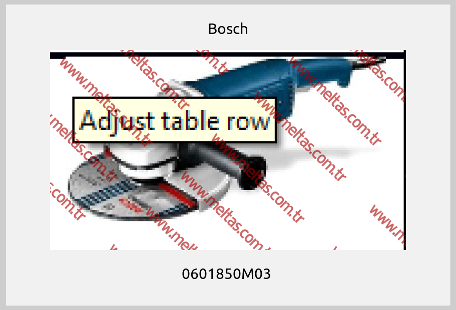 Bosch - 0601850M03 