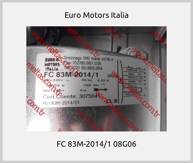 Euro Motors Italia - FC 83M-2014/1 08G06