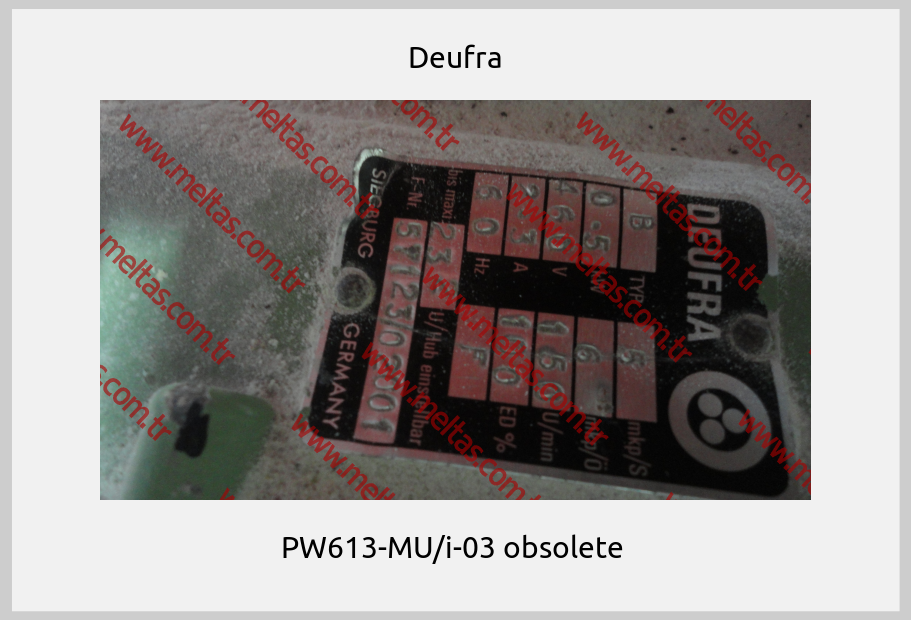 Deufra-PW613-MU/i-03 obsolete 