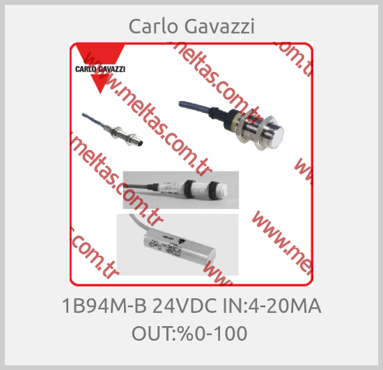 Carlo Gavazzi - 1B94M-B 24VDC IN:4-20MA OUT:%0-100 