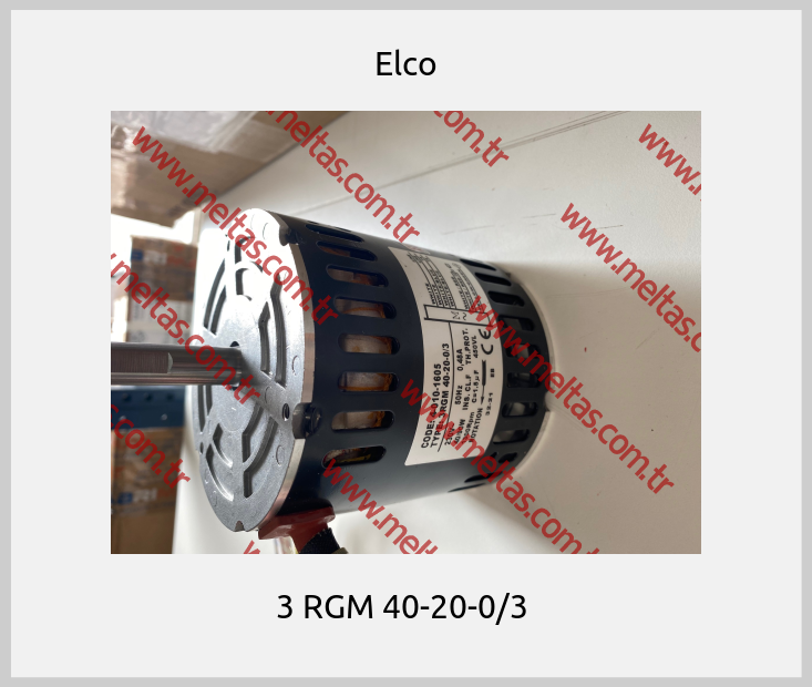 Elco - 3 RGM 40-20-0/3 