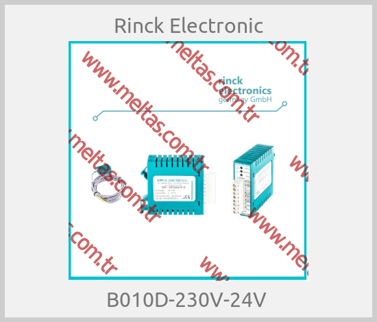 Rinck Electronic - B010D-230V-24V 