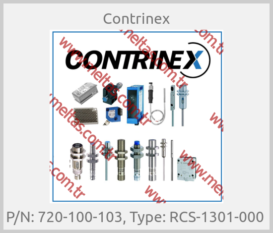 Contrinex - P/N: 720-100-103, Type: RCS-1301-000 
