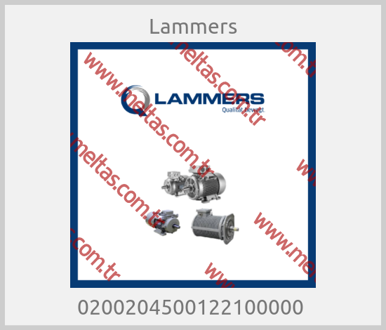 Lammers - 0200204500122100000 