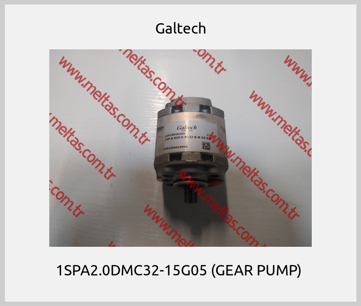 Galtech - 1SPA2.0DMC32-15G05 (GEAR PUMP) 