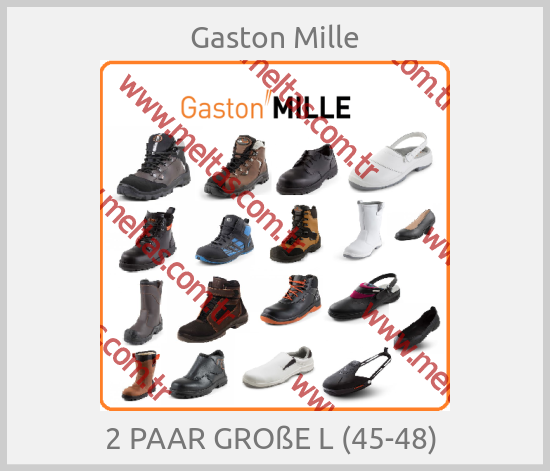 Gaston Mille - 2 PAAR GROßE L (45-48) 