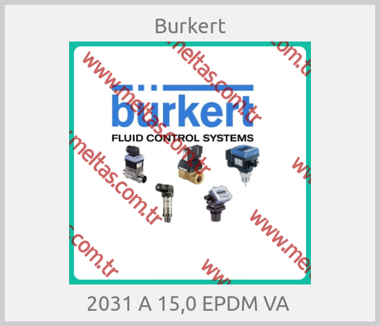 Burkert - 2031 A 15,0 EPDM VA 