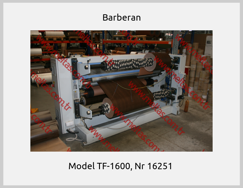 Barberan - Model TF-1600, Nr 16251 