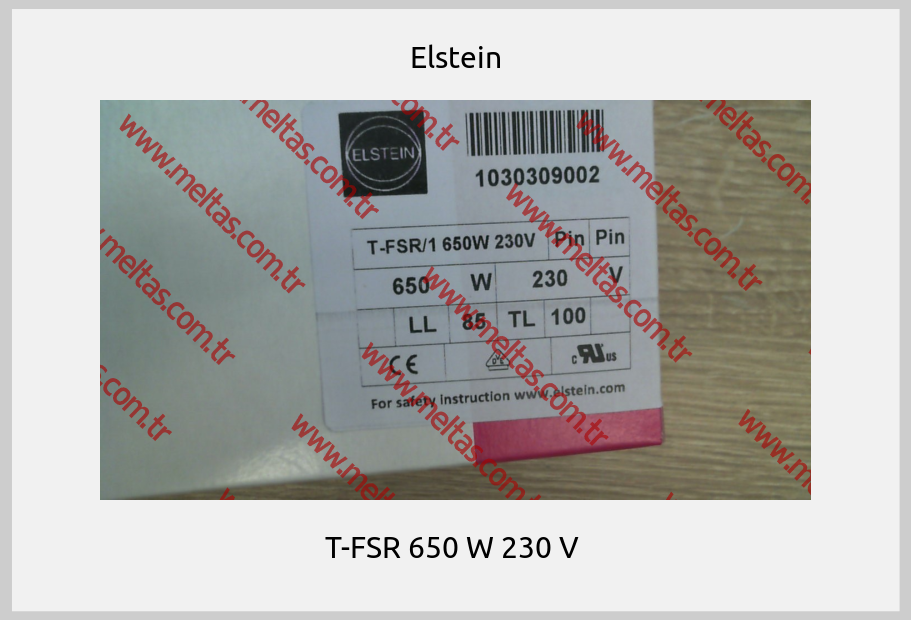 Elstein - T-FSR 650 W 230 V 