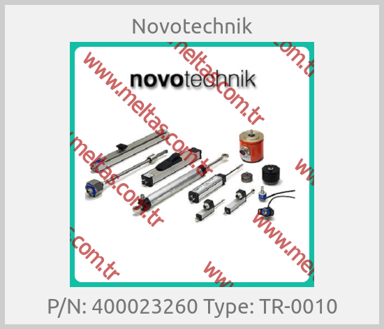 Novotechnik - P/N: 400023260 Type: TR-0010