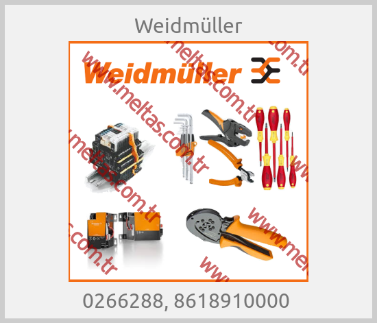 Weidmüller-0266288, 8618910000 