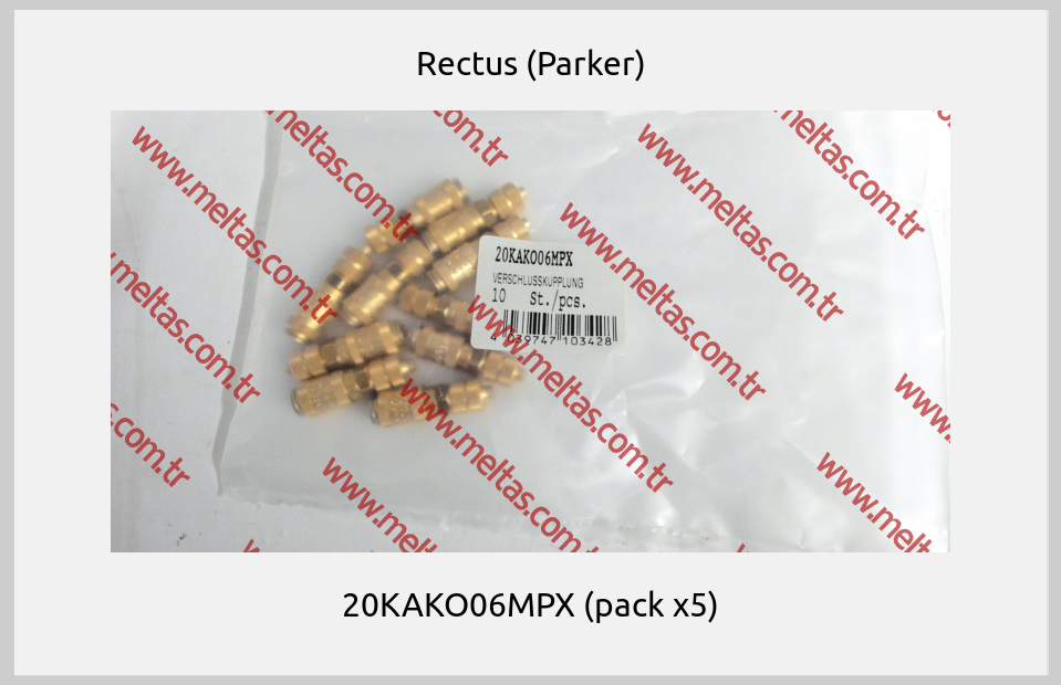 Rectus (Parker)-20KAKO06MPX (pack x5)
