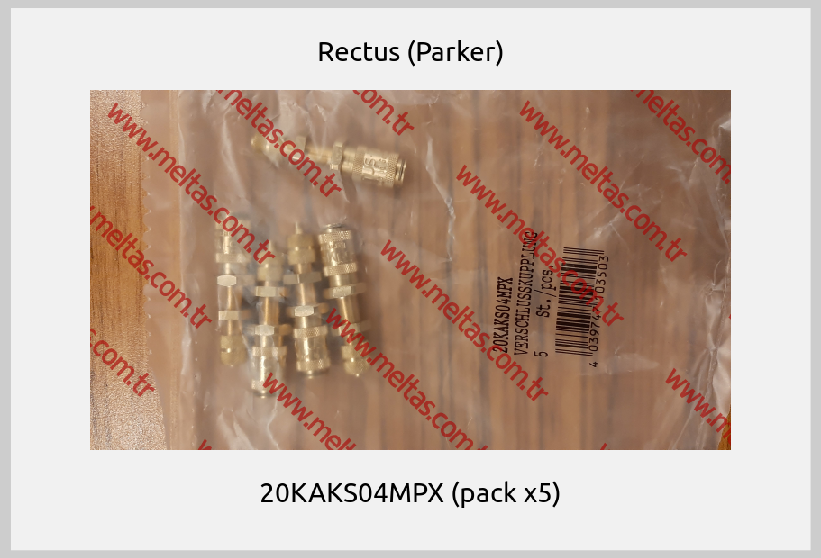 Rectus (Parker)-20KAKS04MPX (pack x5)