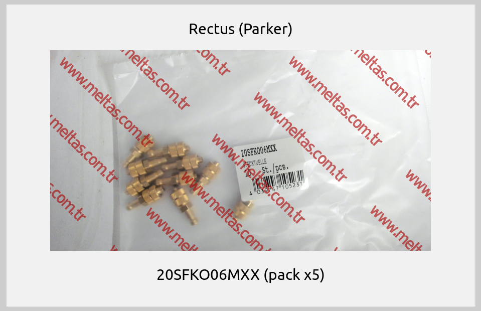 Rectus (Parker) - 20SFKO06MXX (pack x5)