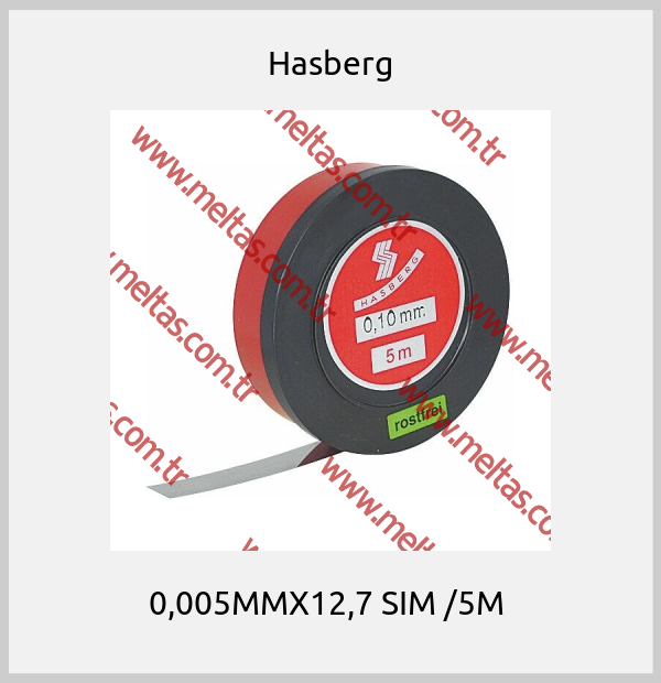 Hasberg - 0,005MMX12,7 SIM /5M 