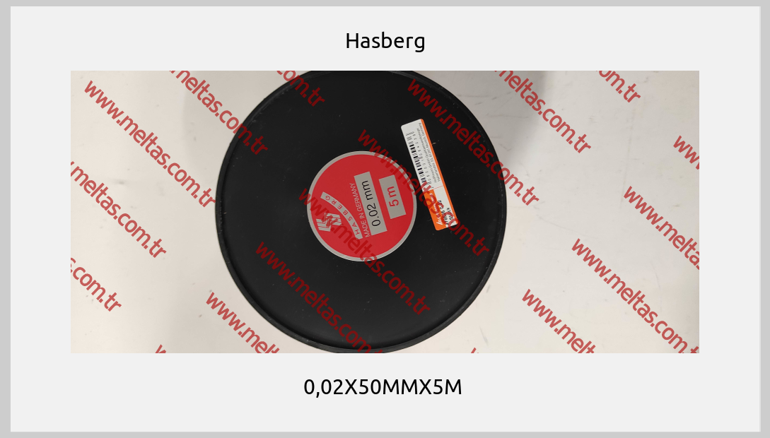 Hasberg - 0,02X50MMX5M 