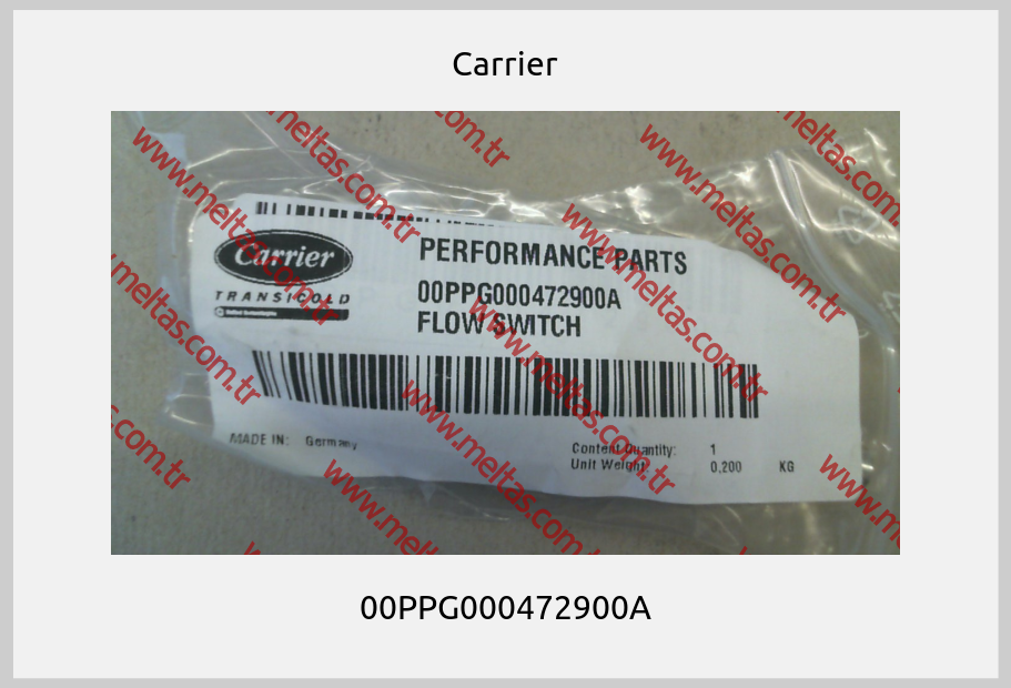 Carrier - 00PPG000472900A