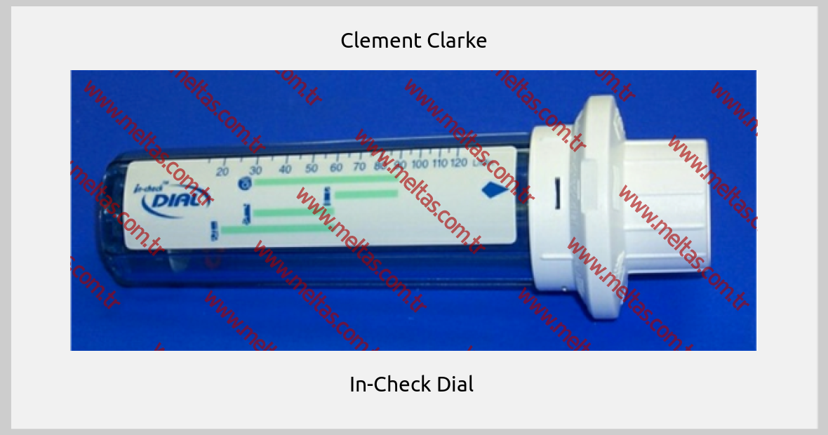 Clement Clarke - In-Check Dial 