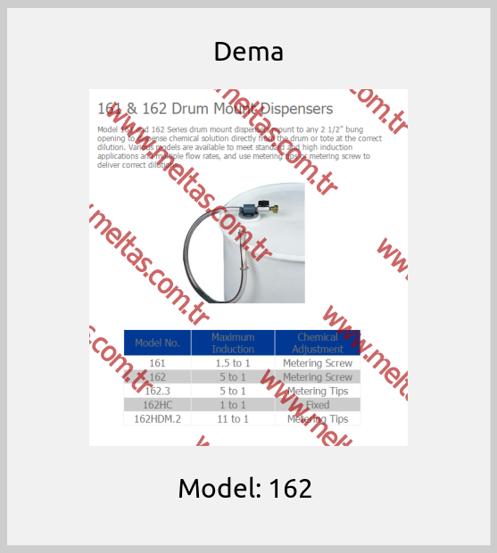 Dema - Model: 162 