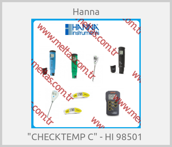 Hanna - "CHECKTEMP C" - HI 98501 