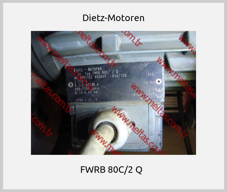 Dietz-Motoren - FWRB 80C/2 Q  