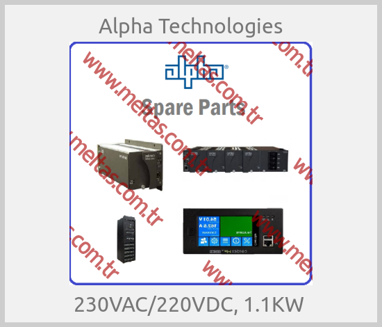 Alpha Technologies - 230VAC/220VDC, 1.1KW 