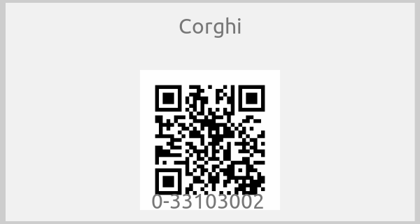 Corghi - 0-33103002 