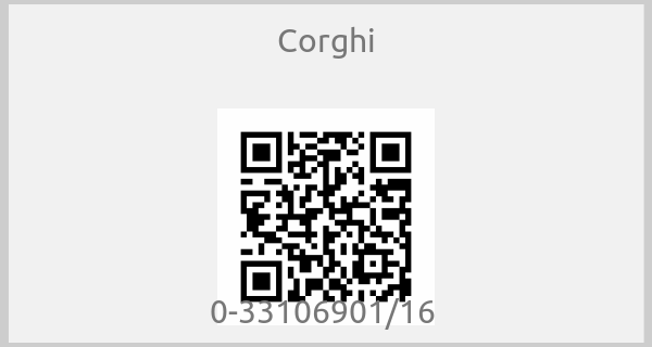 Corghi - 0-33106901/16 