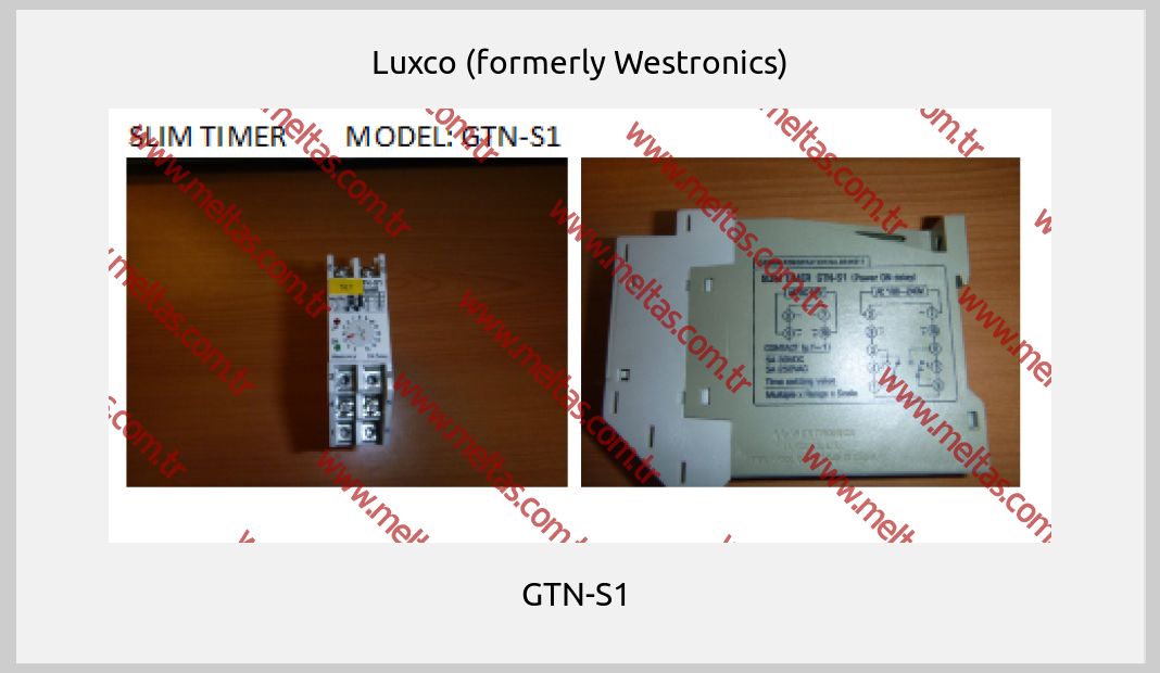 Luxco (formerly Westronics) - GTN-S1 