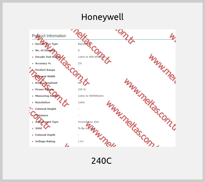 Honeywell - 240C 