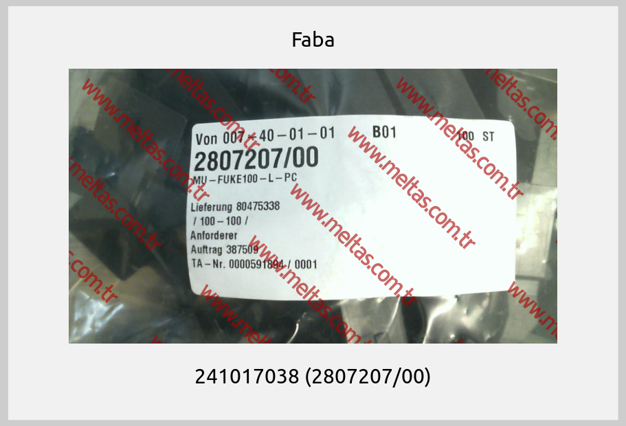 Faba-241017038 (2807207/00)