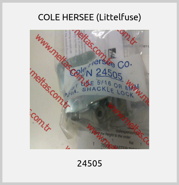 COLE HERSEE (Littelfuse) - 24505
