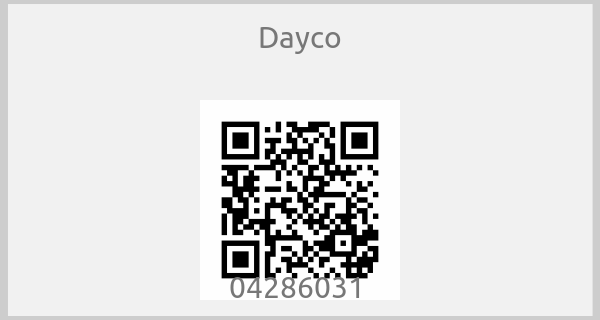 Dayco-04286031 