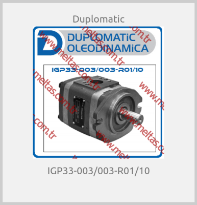 Duplomatic-IGP33-003/003-R01/10