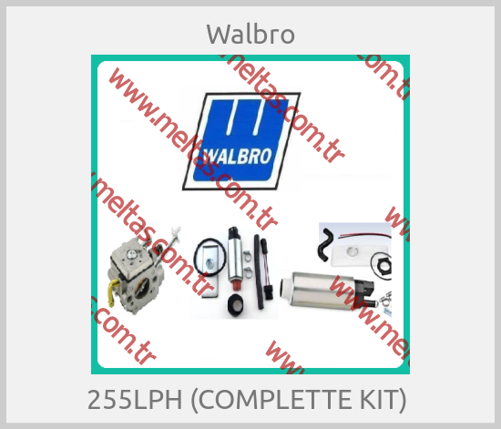 Walbro - 255LPH (COMPLETTE KIT) 