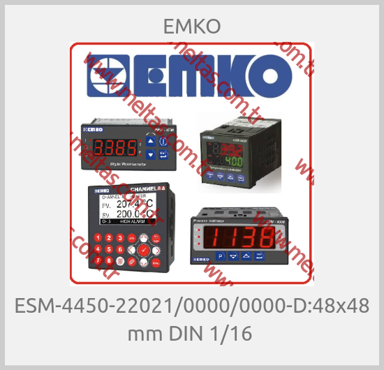 EMKO - ESM-4450-22021/0000/0000-D:48x48 mm DIN 1/16 