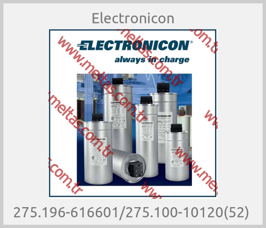 Electronicon-275.196-616601/275.100-10120(52) 