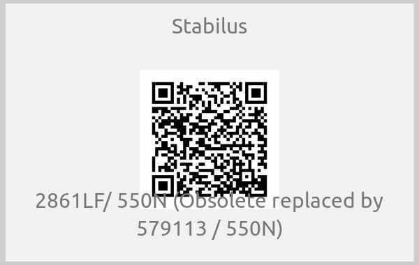 Stabilus-2861LF/ 550N (Obsolete replaced by 579113 / 550N)